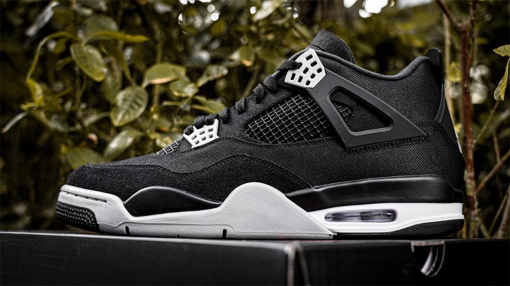 PK GOD Jordan 4 Retro SE Black Canvas RETAIL MATERIALS READY TO SHIP